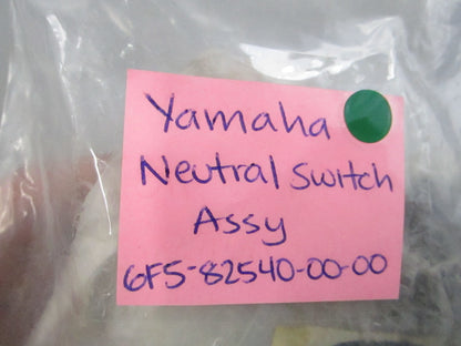 NEW OEM 6F5-82540-00-00 Yamaha Neutral Switch Assembly 0810