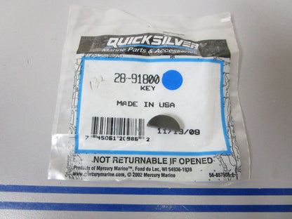 *NEW OEM* 0720 Mercury Quicksilver Key 28-91800