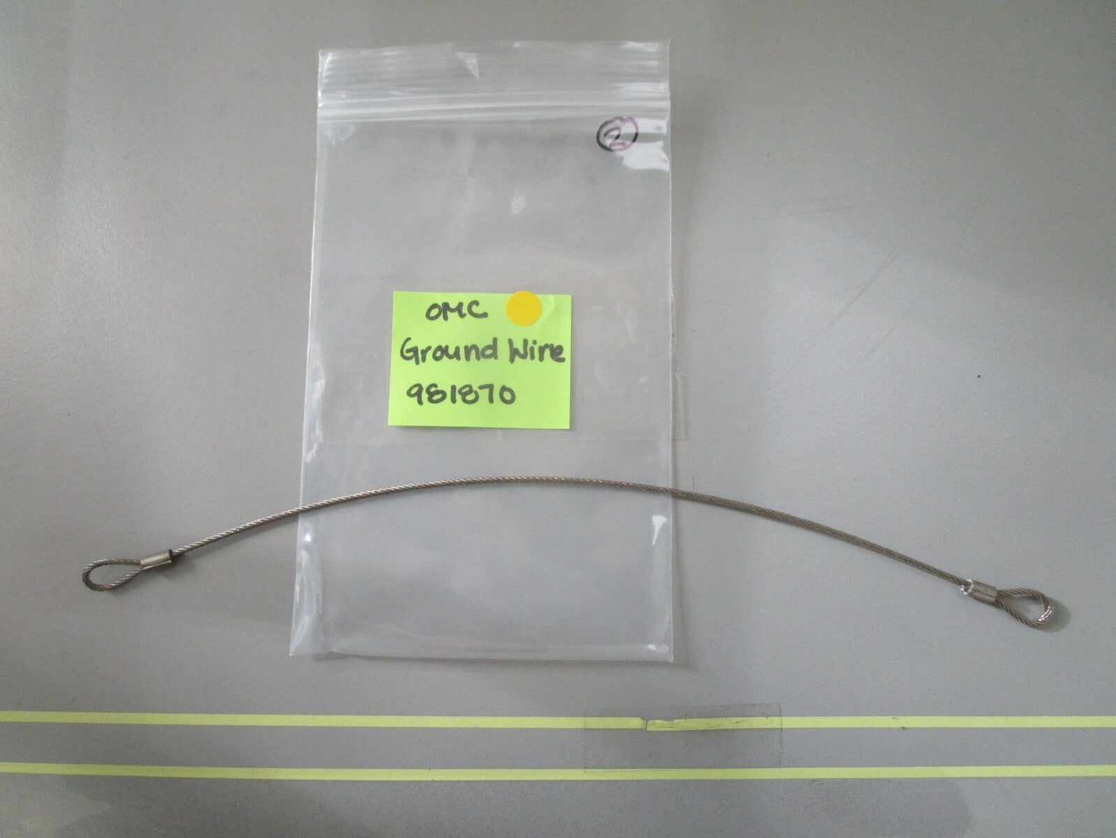 *NEW OEM* 0810 OMC Johnson Evinrude Ground Wire 981870 0981870