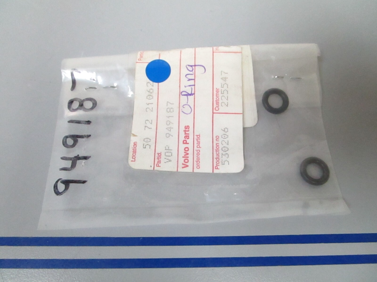 *NEW OEM* (LOT OF 2) 0810 Volvo Penta O-Ring 949187