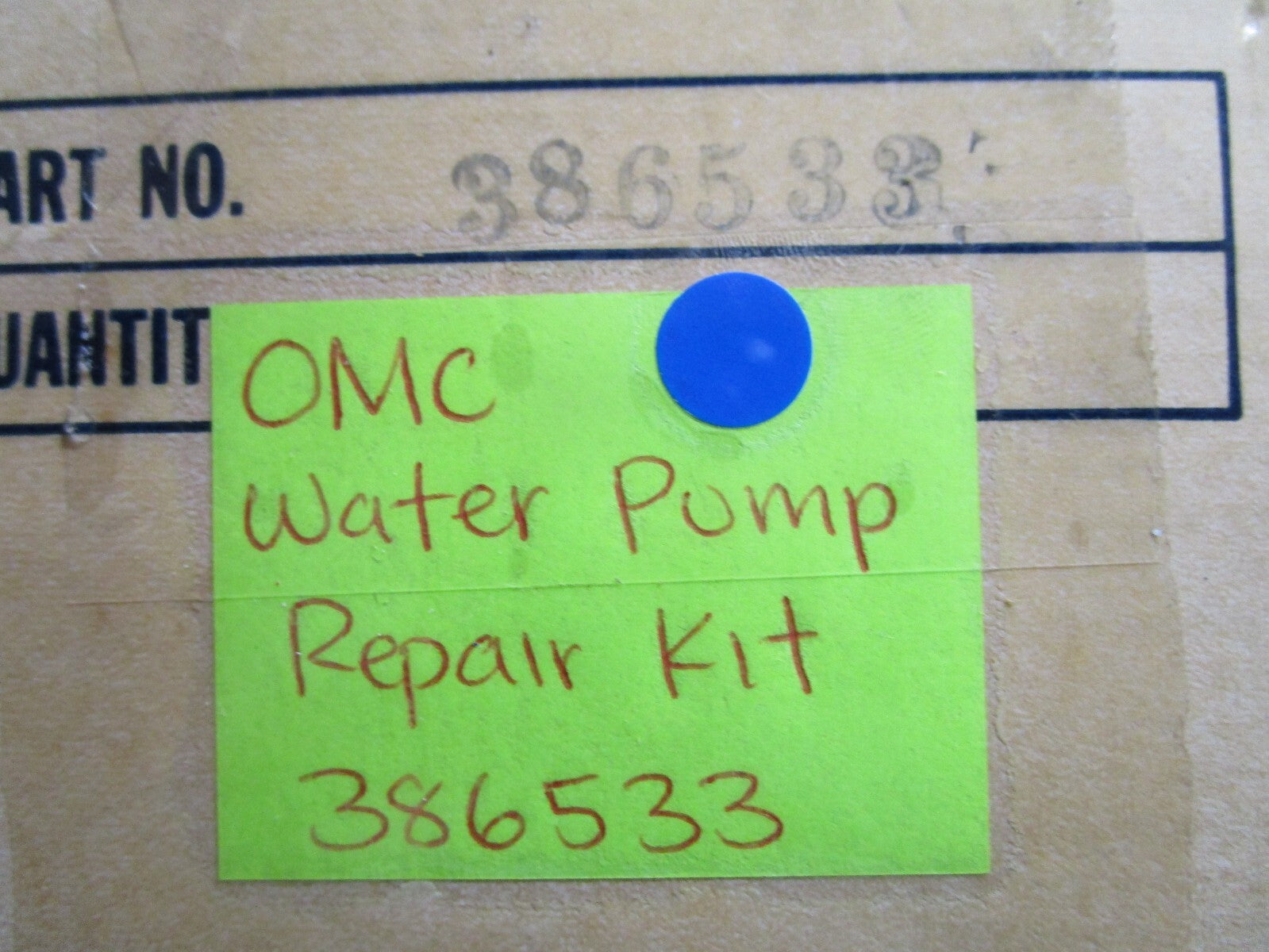 *NEW OEM* 0810 OMC Johnson Evinrude Water Pump Repair Kit 386533 0386533