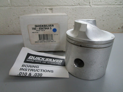 *NEW OEM* 0820 Mercury Quicksilver .030 OS Piston 700-834794A5