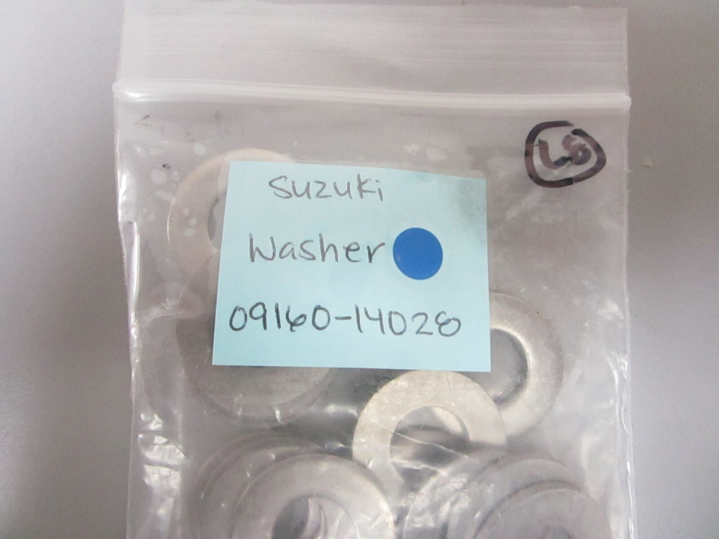 *NEW OEM* (LOT OF 2) 0810 Suzuki Washer 09160-14028