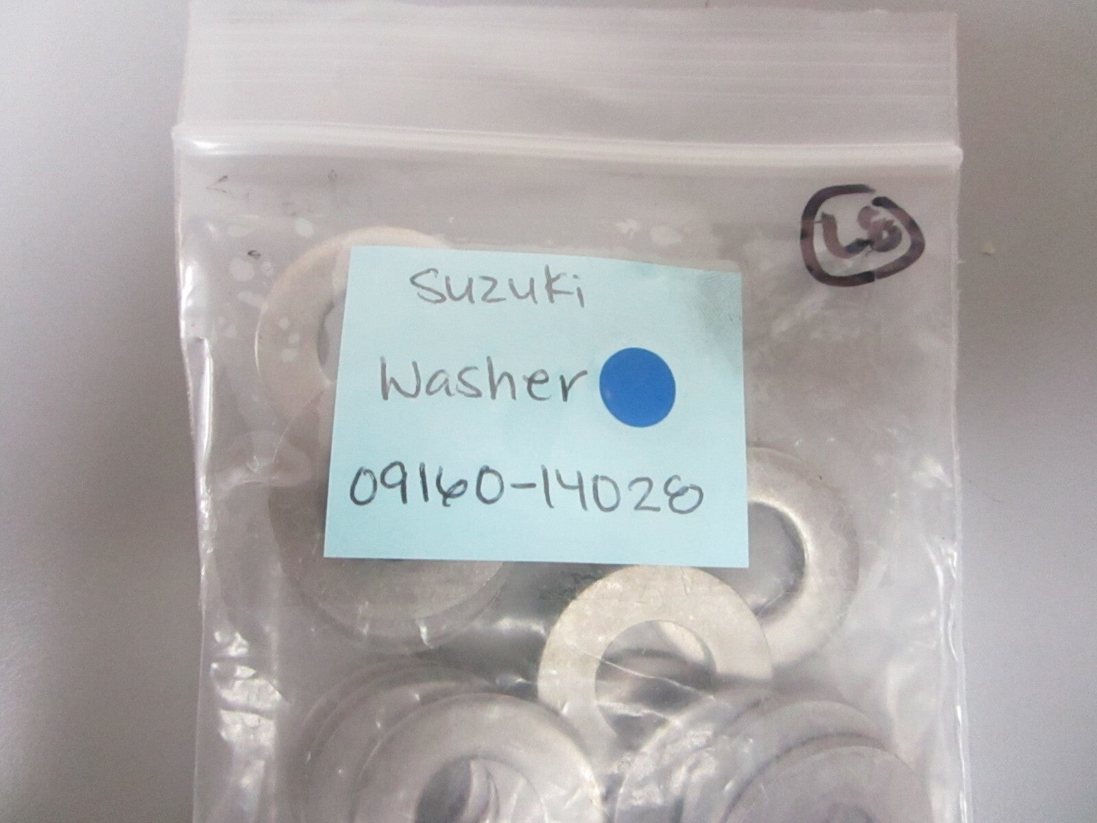 *NEW OEM* (LOT OF 2) 0810 Suzuki Washer 09160-14028