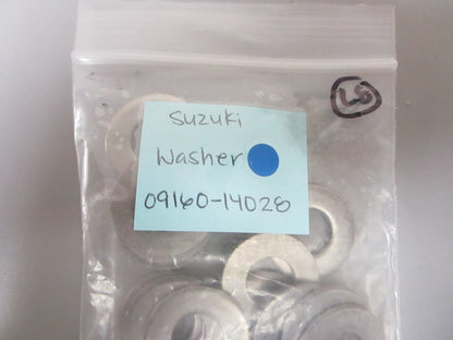 *NEW OEM* (LOT OF 2) 0810 Suzuki Washer 09160-14028