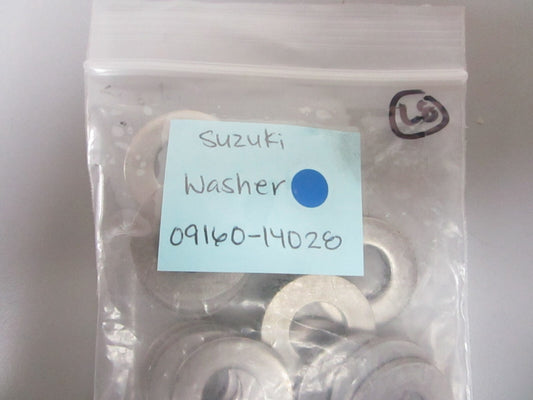 *NEW OEM* (LOT OF 2) 0810 Suzuki Washer 09160-14028
