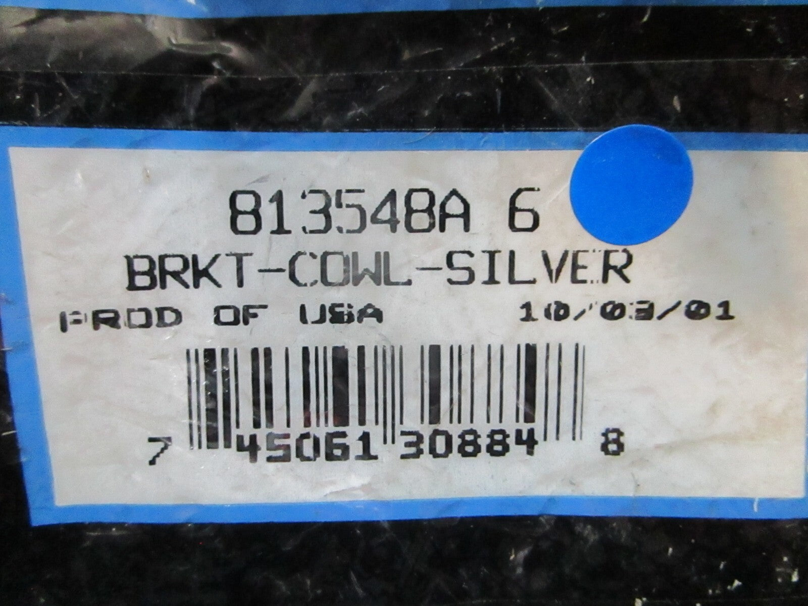 *NEW OEM* 0810 Mercury Quicksilver Cowl Silver Bracket 813548A 6