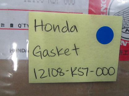 *NEW OEM* 0810 Honda Gasket 12108-KS7-000