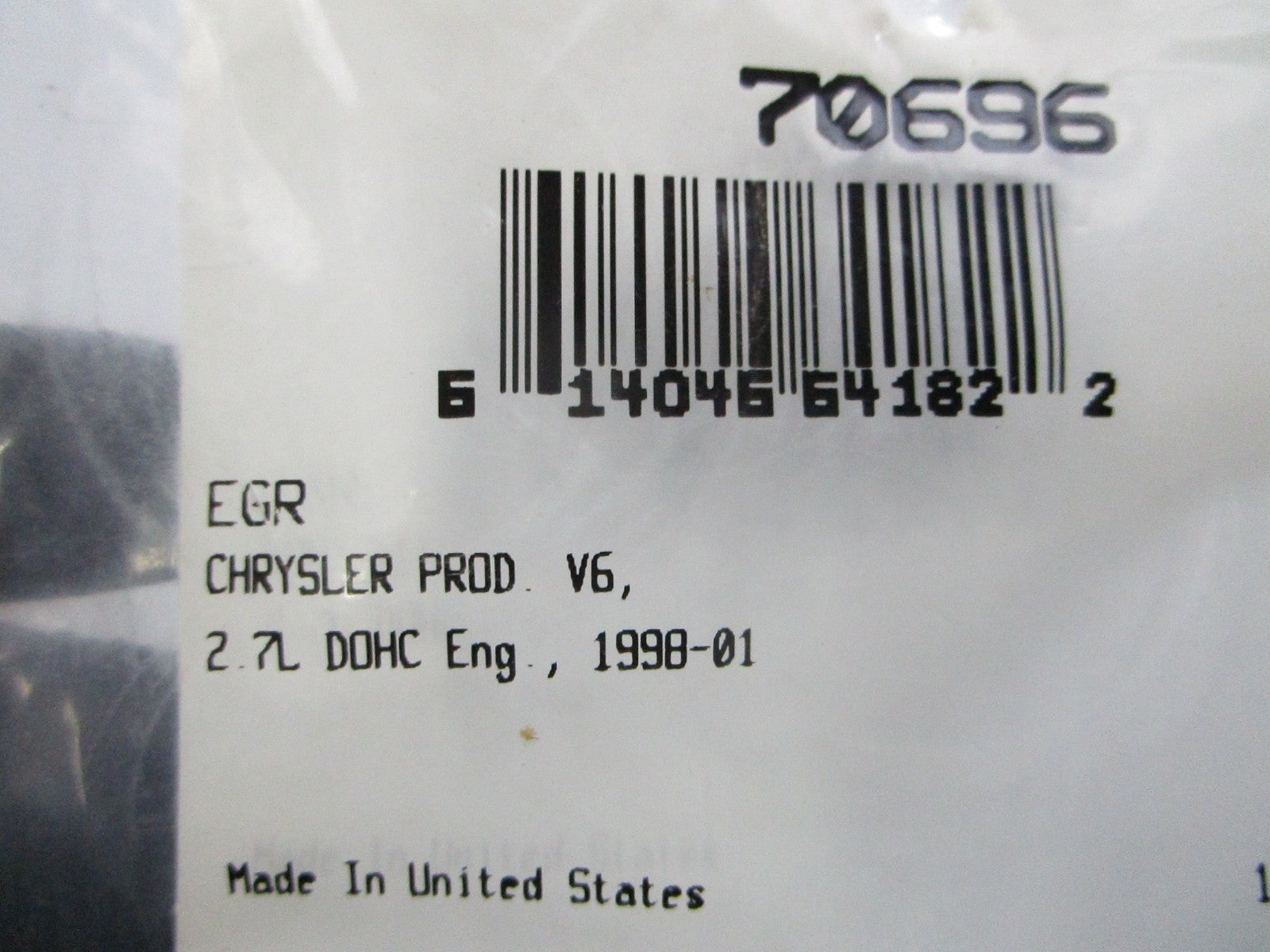 *NEW* 0810 Fel-Pro EGR Gasket 70696