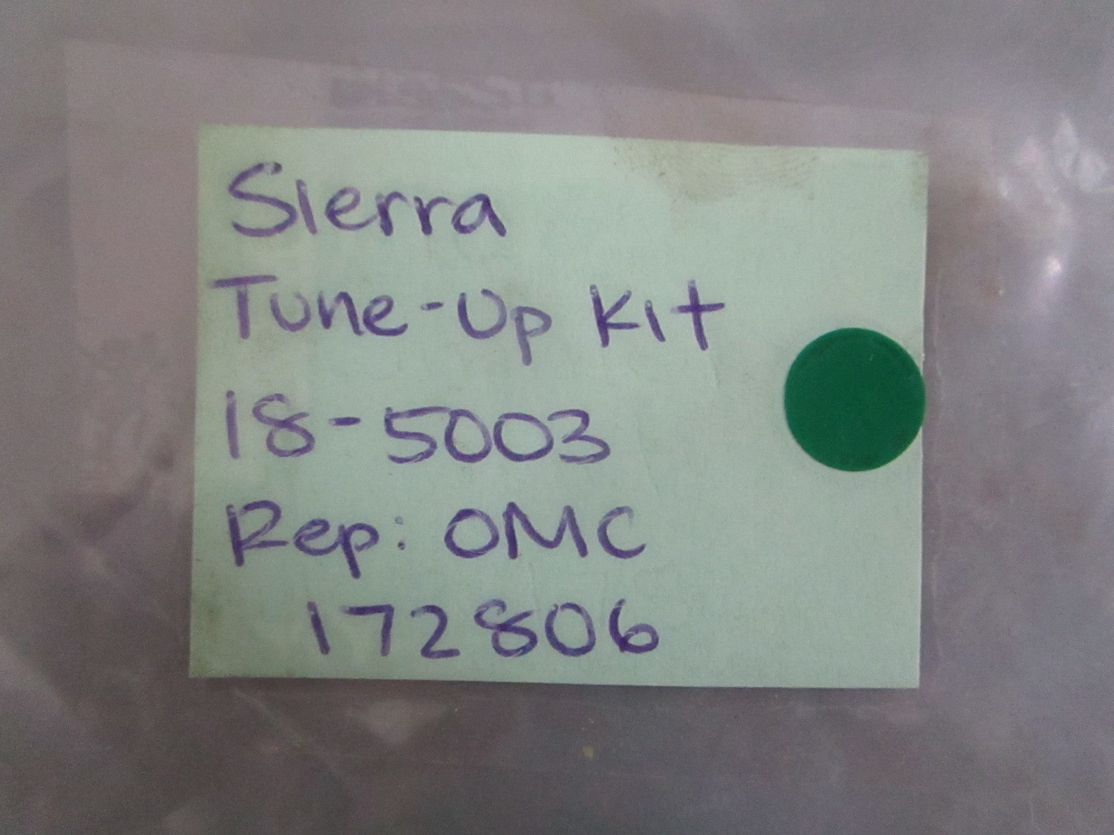NEW 18-5003 Sierra Tune-Up Kit Rep: 172806 OMC 0820