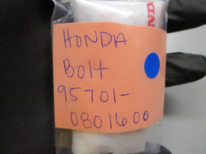 *NEW OEM* (LOT OF 2) 0810 Honda Bolt 95701-0801600