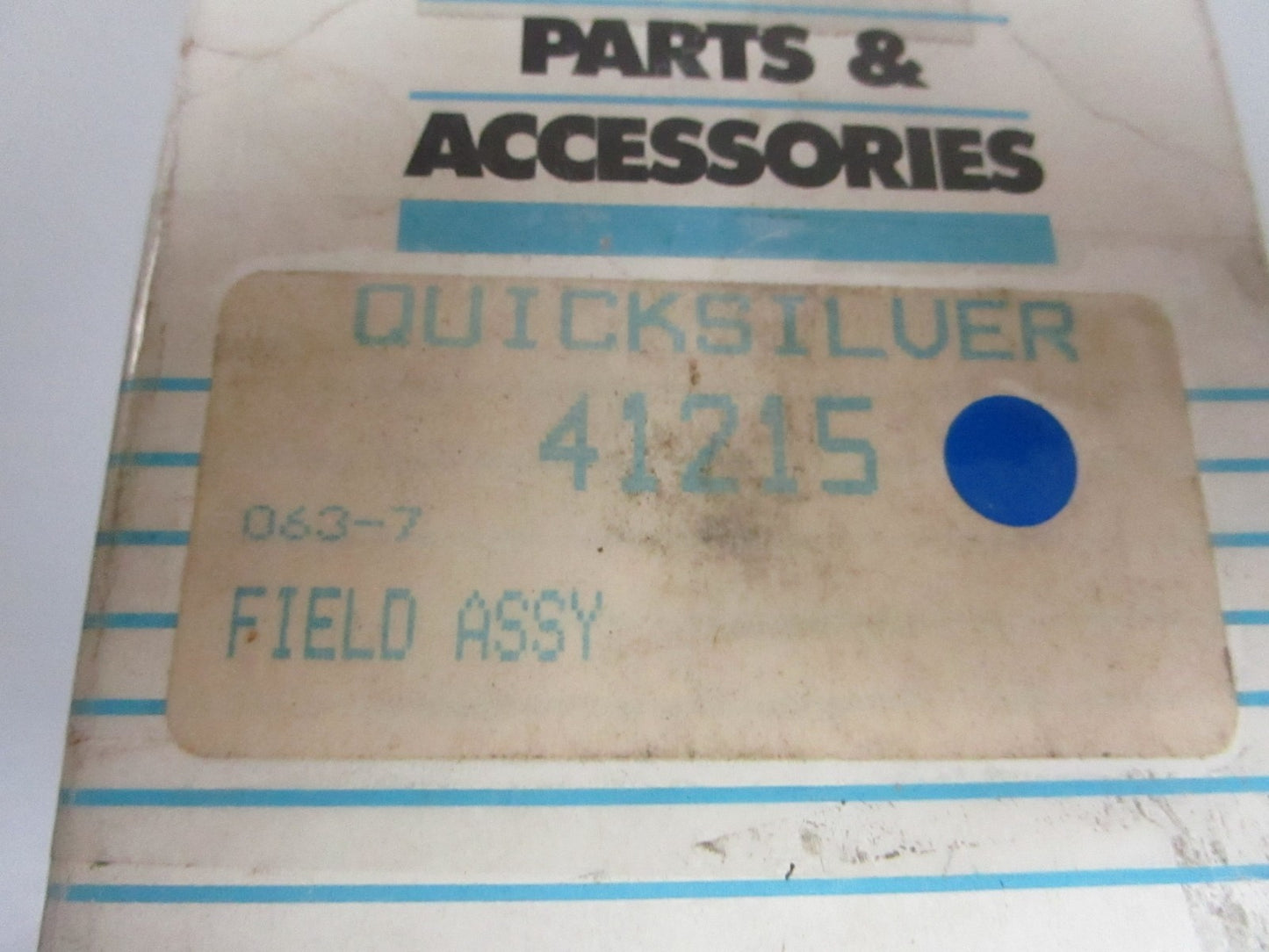 *NEW OEM* 0720 Mercury Quicksilver Field Assembly 41215