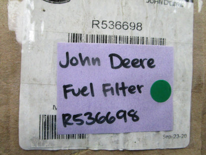 NEW OEM R536698 John Deere Fuel Filter 0810