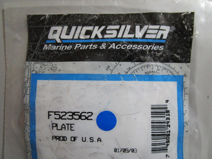 *NEW OEM* 0810 Mercury Quicksilver Plate F523562