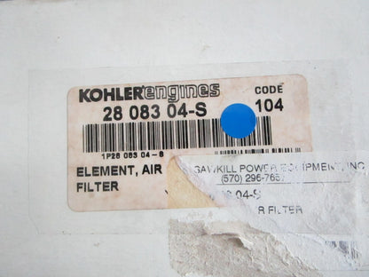 NEW OEM 28 083 04-S Kohler Air Filter Element 0820