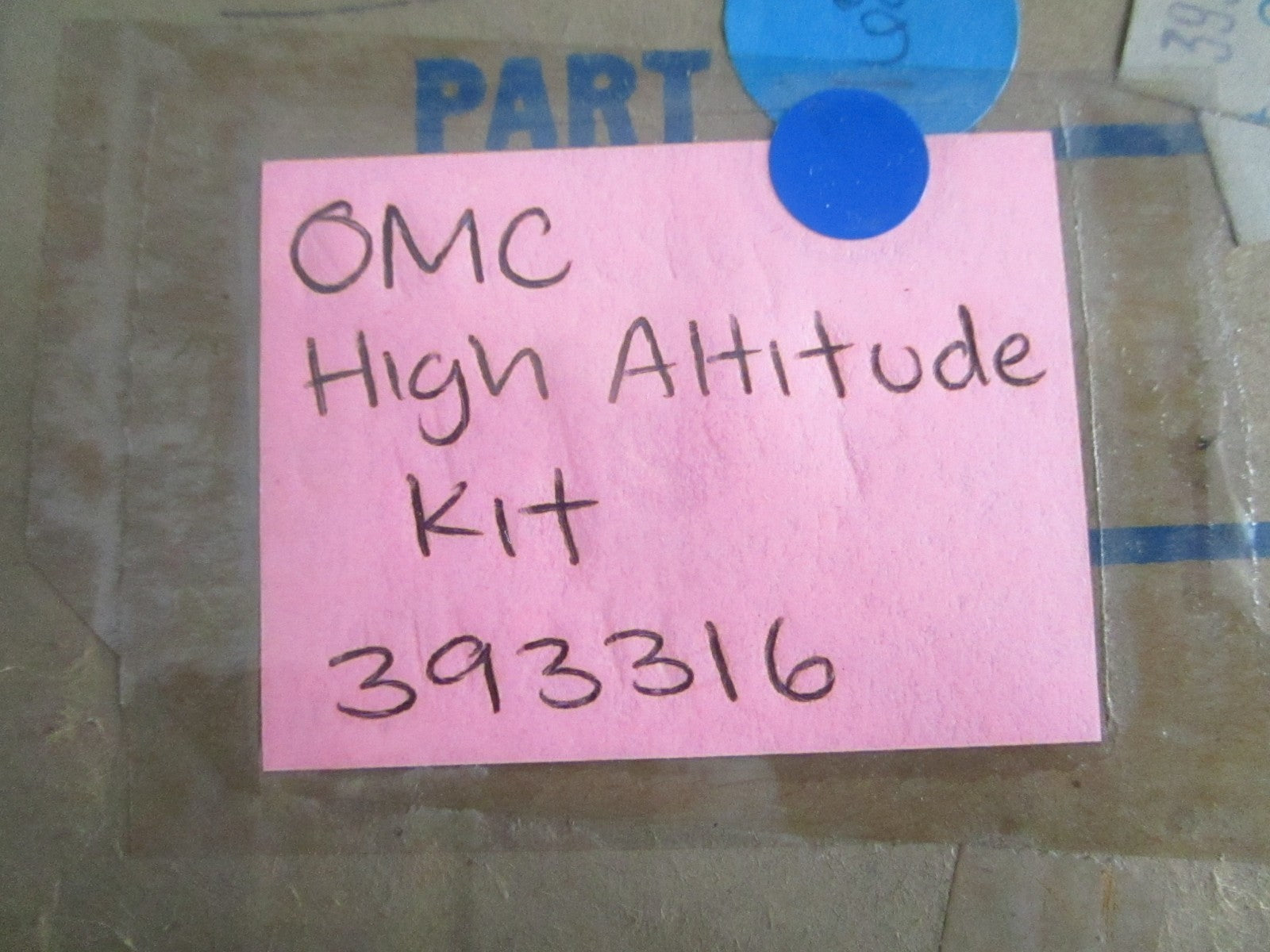 NEW OEM 393316 0393316 OMC Johnson Evinrude High Altitude Kit 0820