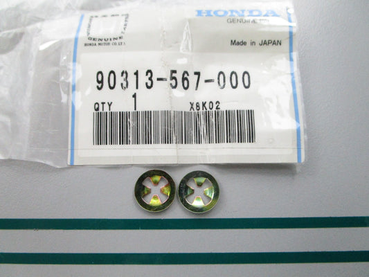 NEW OEM (LOT OF 2) 90313-567-000 Honda 3mm Speed Nut 0810