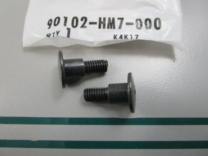 NEW OEM (LOT OF 2) 90102-HM7-000 Honda Screw 0810