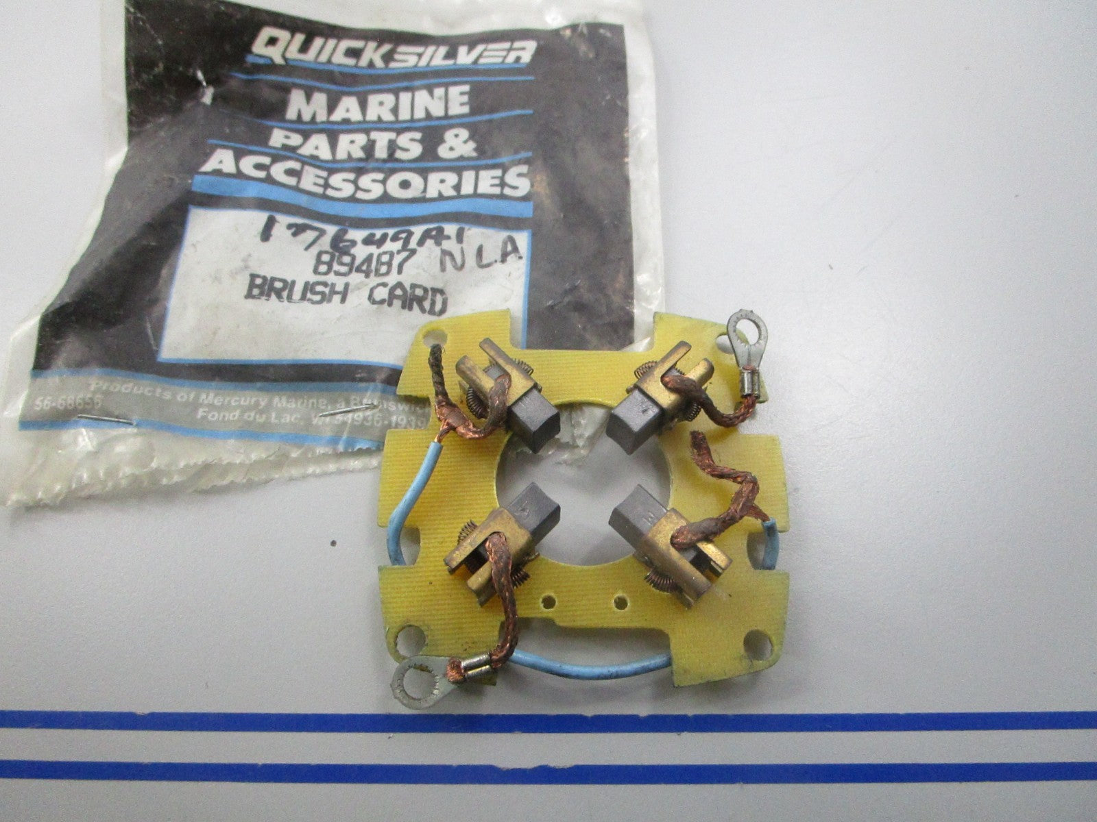 NEW OEM 89487 Mercury Quicksilver Brush Card 0810