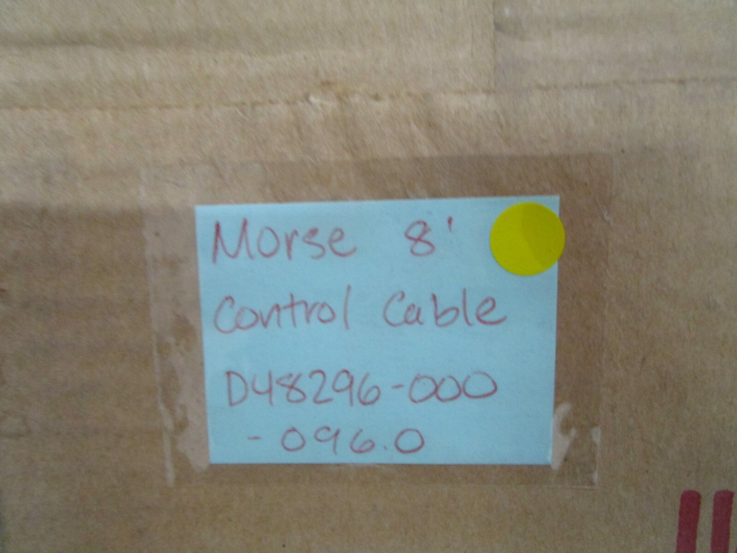 *NEW* 0820 Morse Controls 8' Control Cable D48296-000-096.0 048296-0