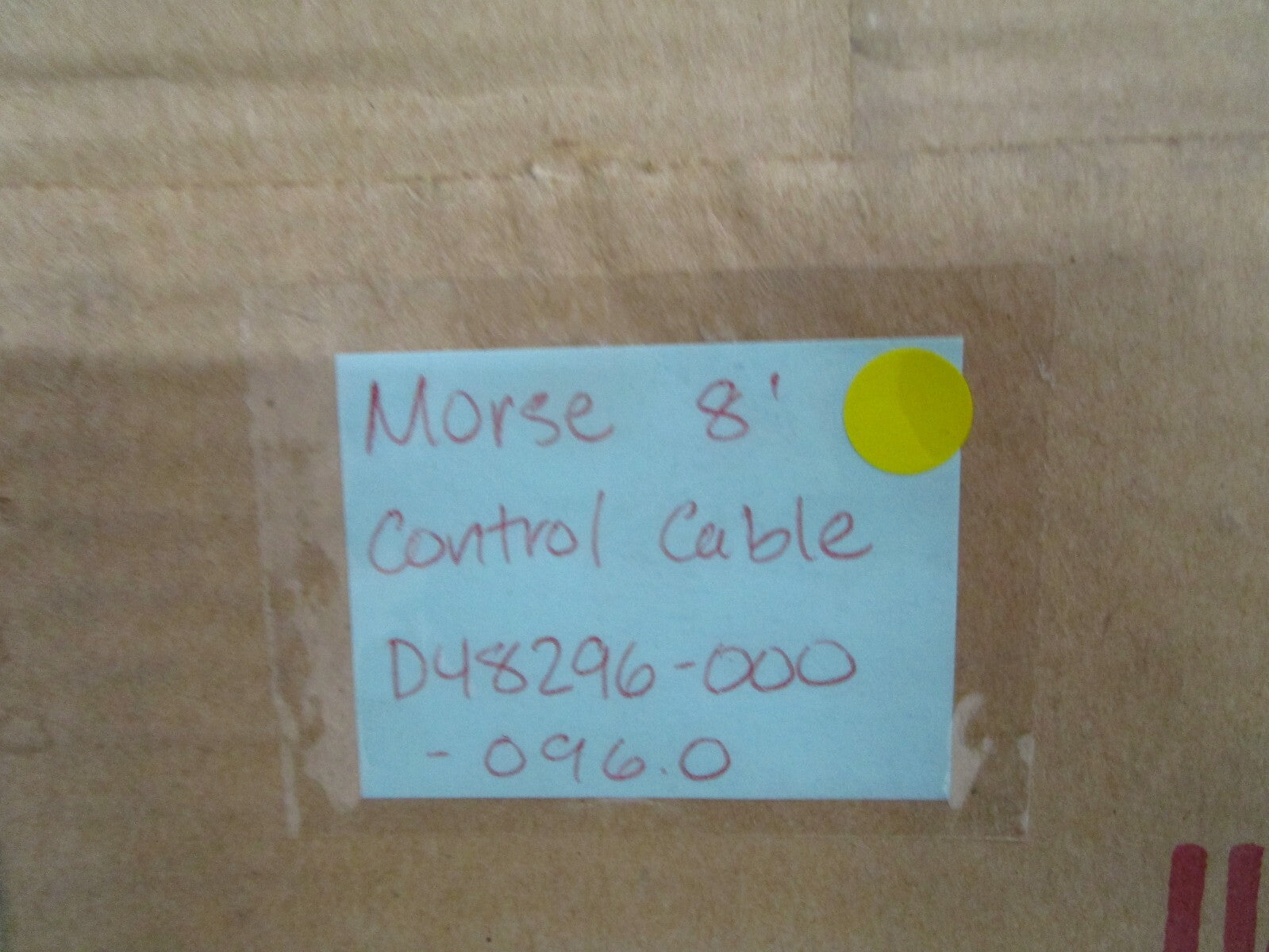 *NEW* 0820 Morse Controls 8' Control Cable D48296-000-096.0 048296-0
