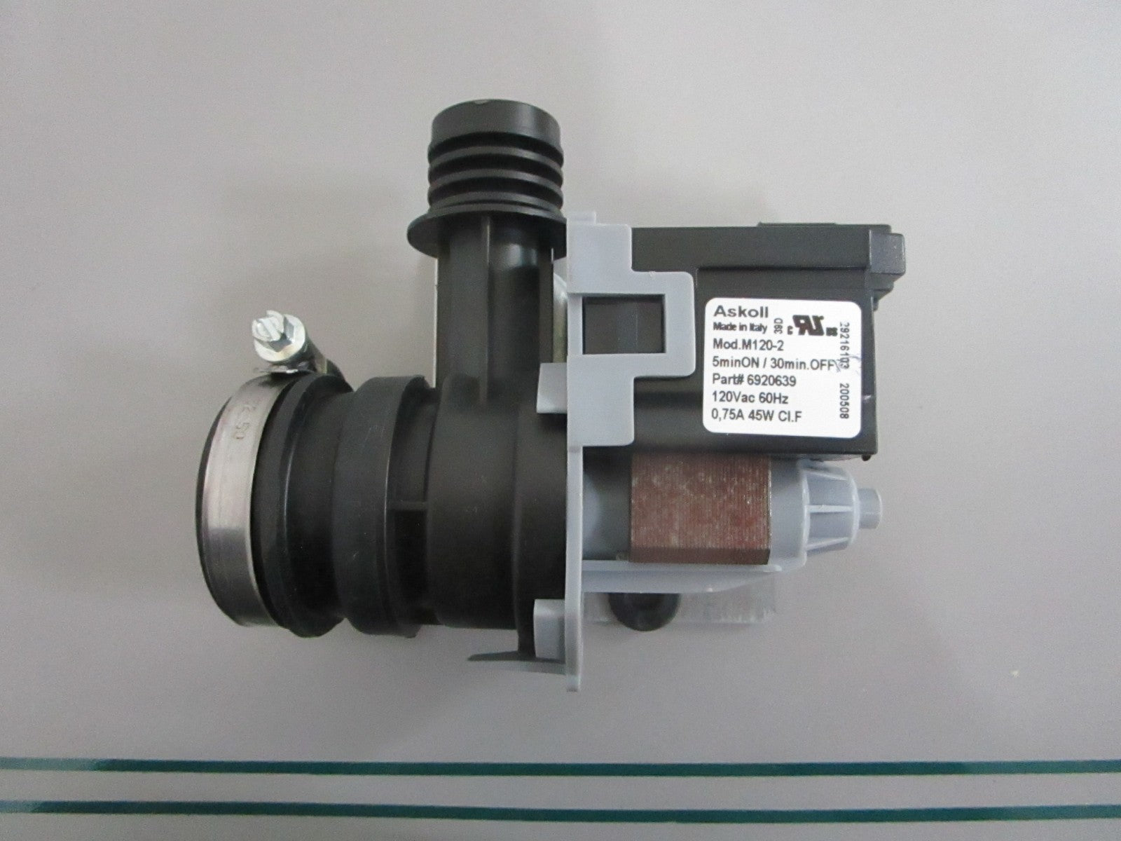 NEW OEM WP6-920639 Whirlpool Dishwasher Drain Pump 0820