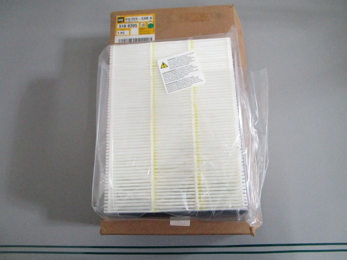 Caterpillar 518-9395 NEW OEM Cab Air Filter Mini Excavator 304 306 308 309 0820
