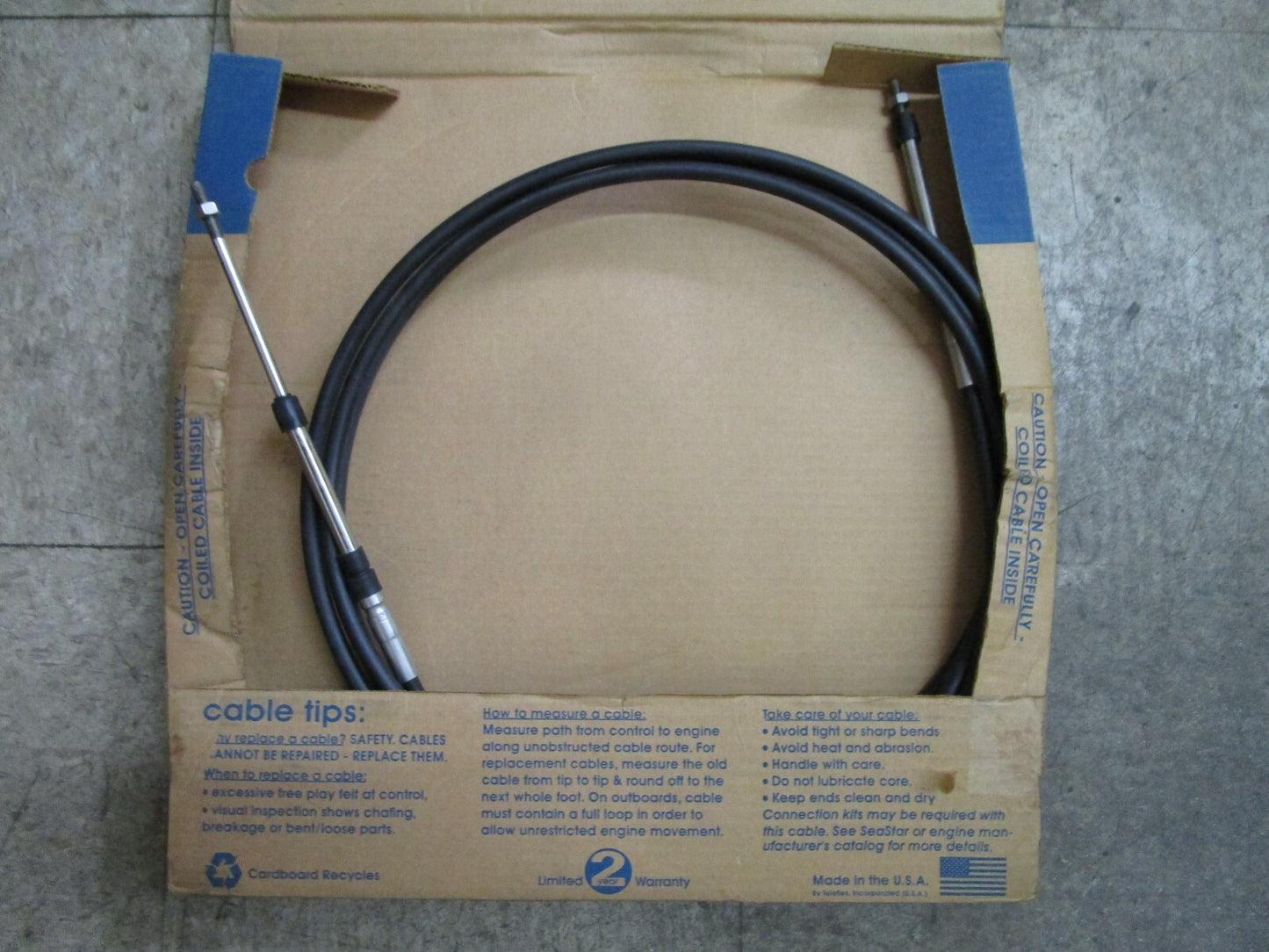 *NEW* 0820 Teleflex 14' Control Cable CC69314