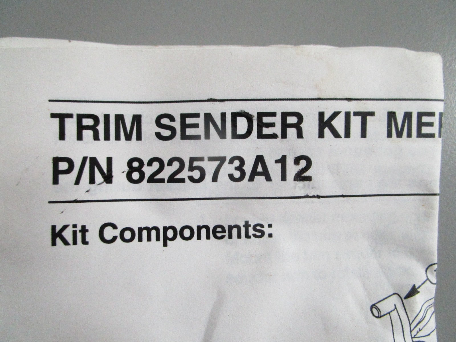 NEW OEM 822573A12 Mercury Quicksilver Trim Sender Unit 0820