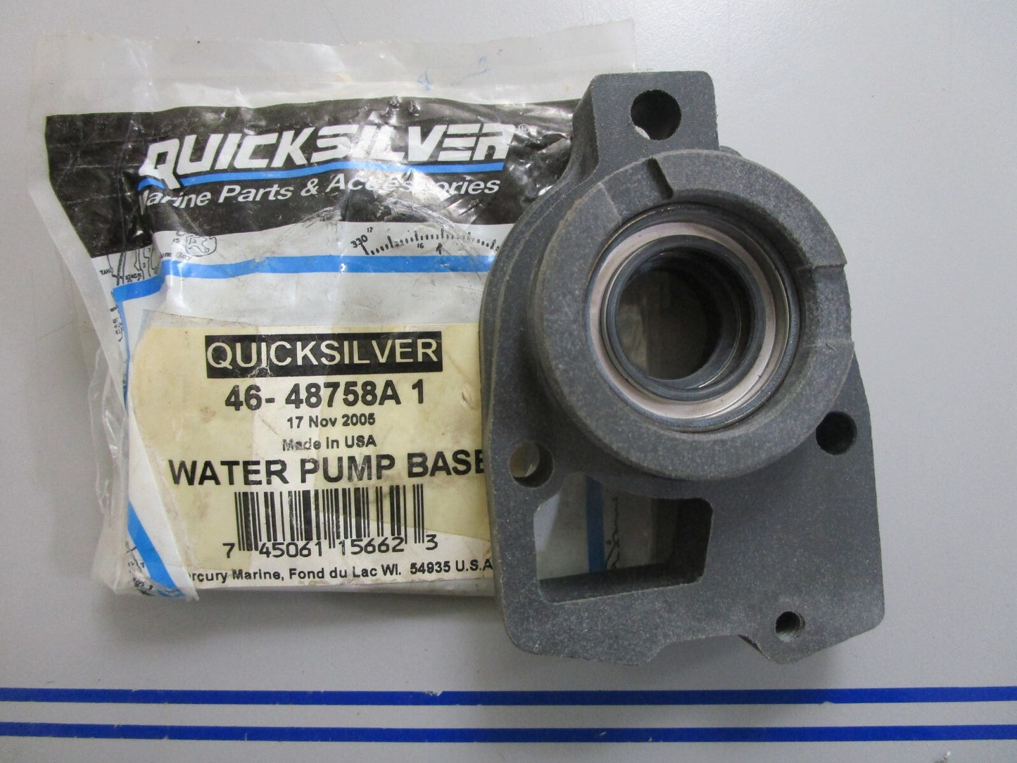*NEW OEM* 0820 Mercury Quicksilver Water Pump Base 46-48758A1