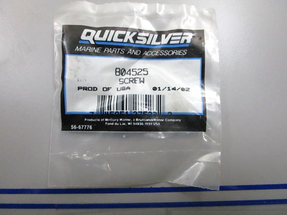 *NEW OEM* 0810 Mercury Quicksilver Screw Set 804525