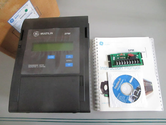 GE Multilin SPM-PF Synchronous Motor Protection Relay w/PF Reg NEW OEM 0820