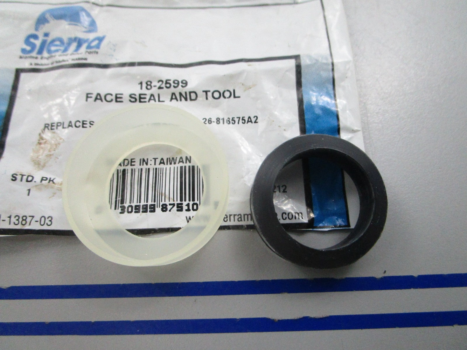 NEW 18-2599 Replaces: Mercury 26-816575A2 Sierra Face Seal & Tool 0810