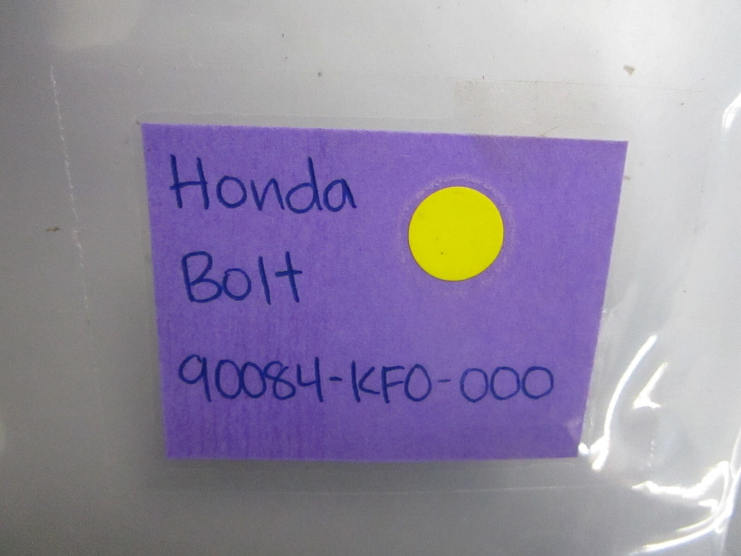*NEW OEM* 0810 Honda Bolt 90084-KF0-000