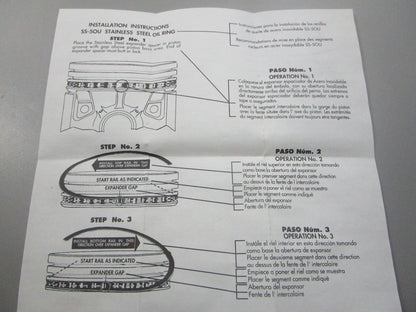 NEW 500-645 Replaces: 392331 Piston Ring Set 0810
