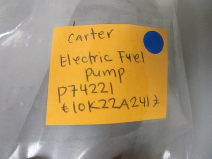 *NEW* 0810 Carter Electric Fuel Pump P74221 (10K22A241)