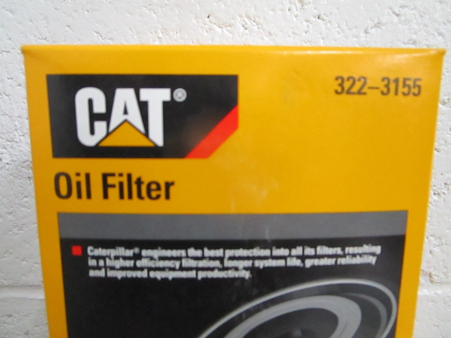 CAT NEW OEM Engine Oil Filter Element 322-3155 Excavator 312-330 NOS Part 0820