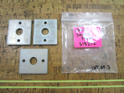 *NEW OEM* (LOT OF 3) 0750 OMC Johnson Evinrude SQUARE PLATE 318272 0318272