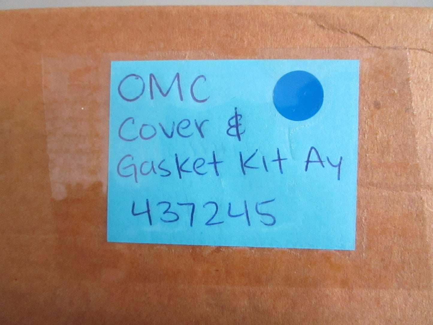 NEW OEM 437245 0437245 OMC Johnson Evinrude Cover & Gasket Kit Assy 0820