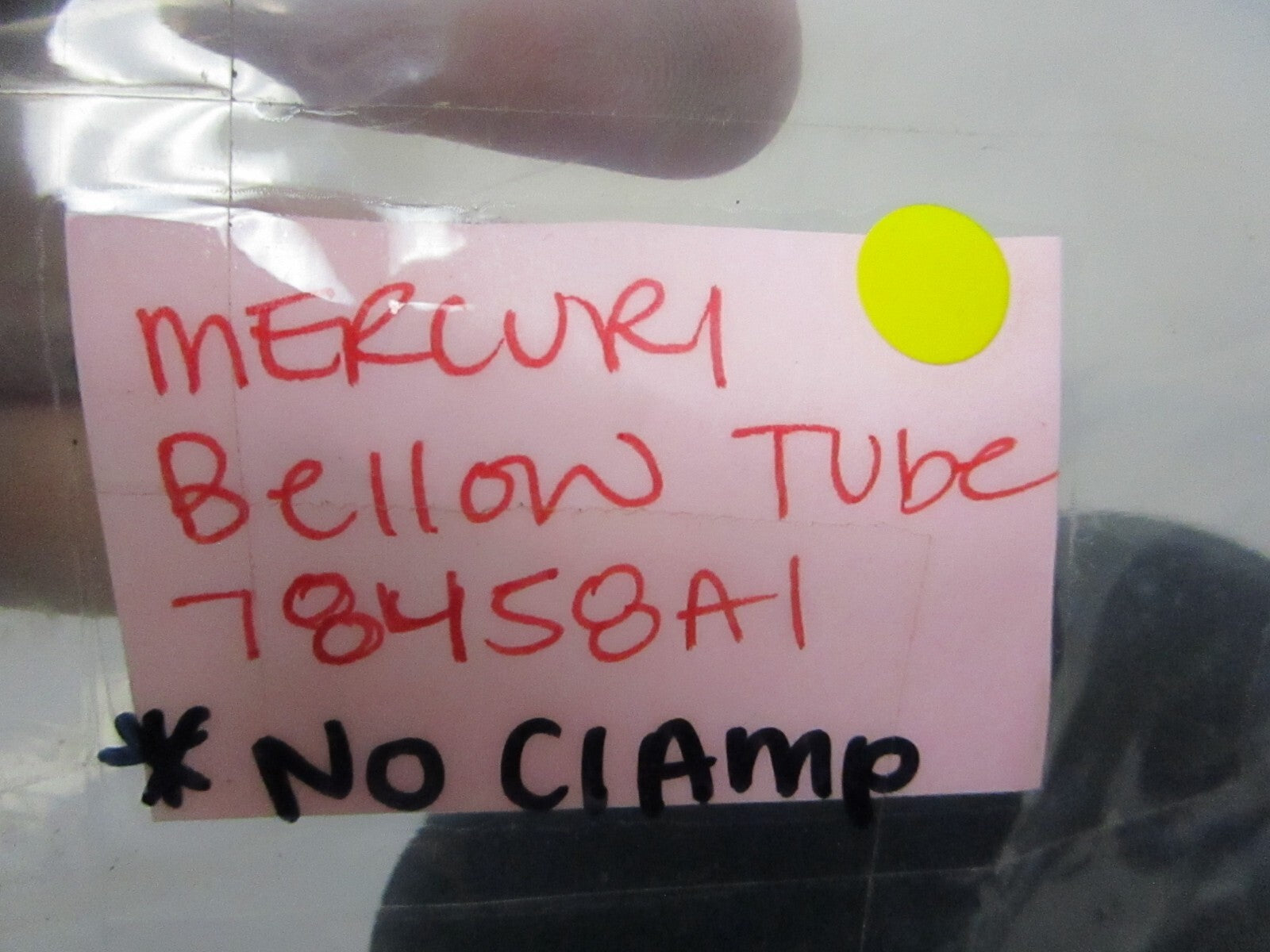 *NEW OEM* 0810 Mercury Quicksilver Bellow Tube *No Clamp* 78458A1