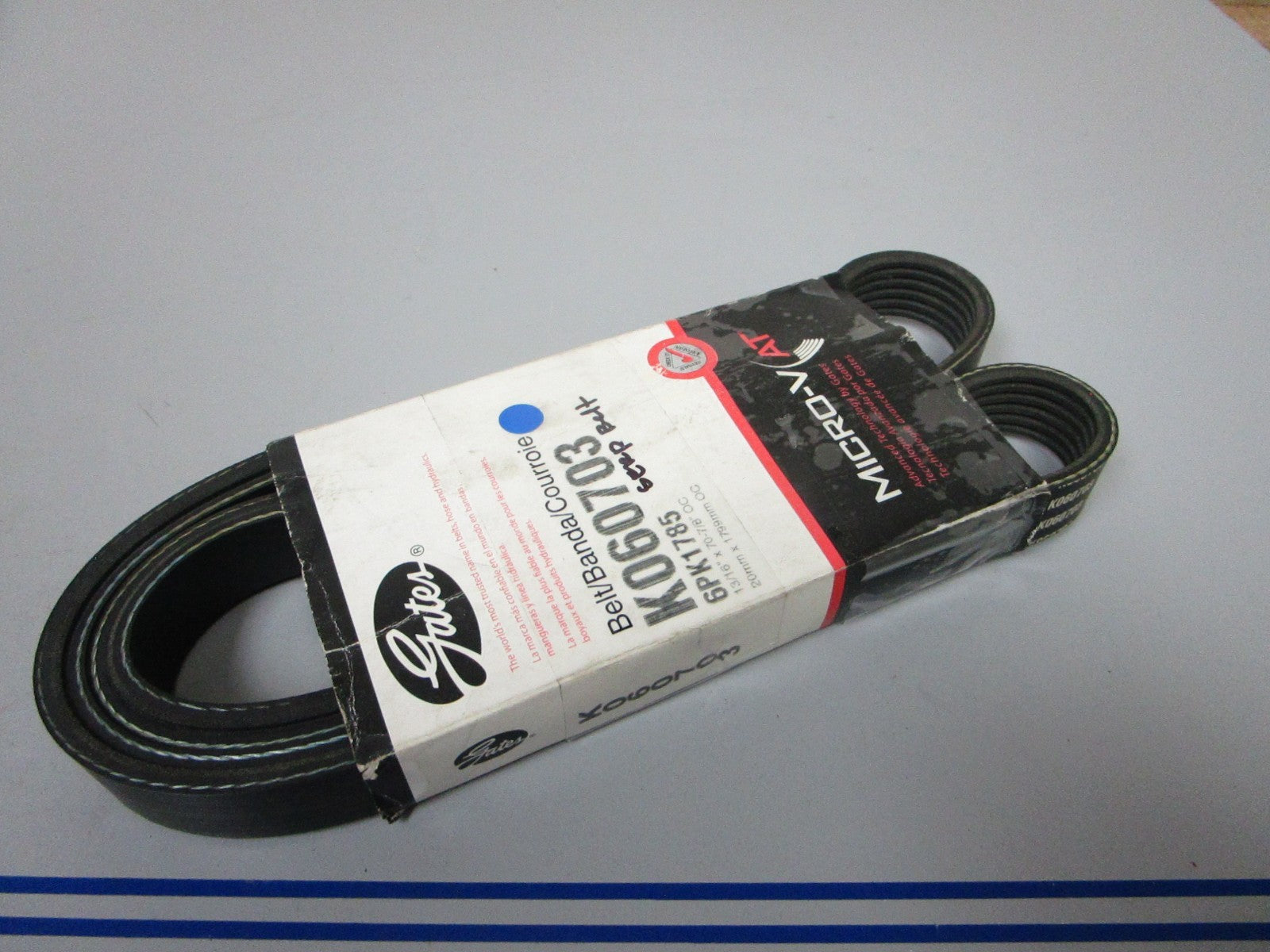NEW K060703 Gates Micro-V 13/16" x 70 ⅞" Serpentine Belt 0720