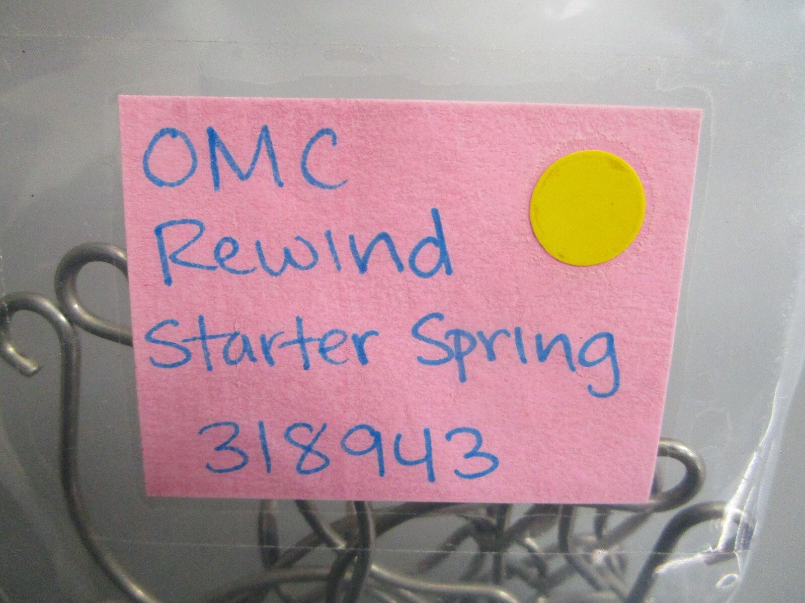 *NEW OEM* 0750 OMC Johnson Evinrude REWIND STARTER SPRING 318943 0318943