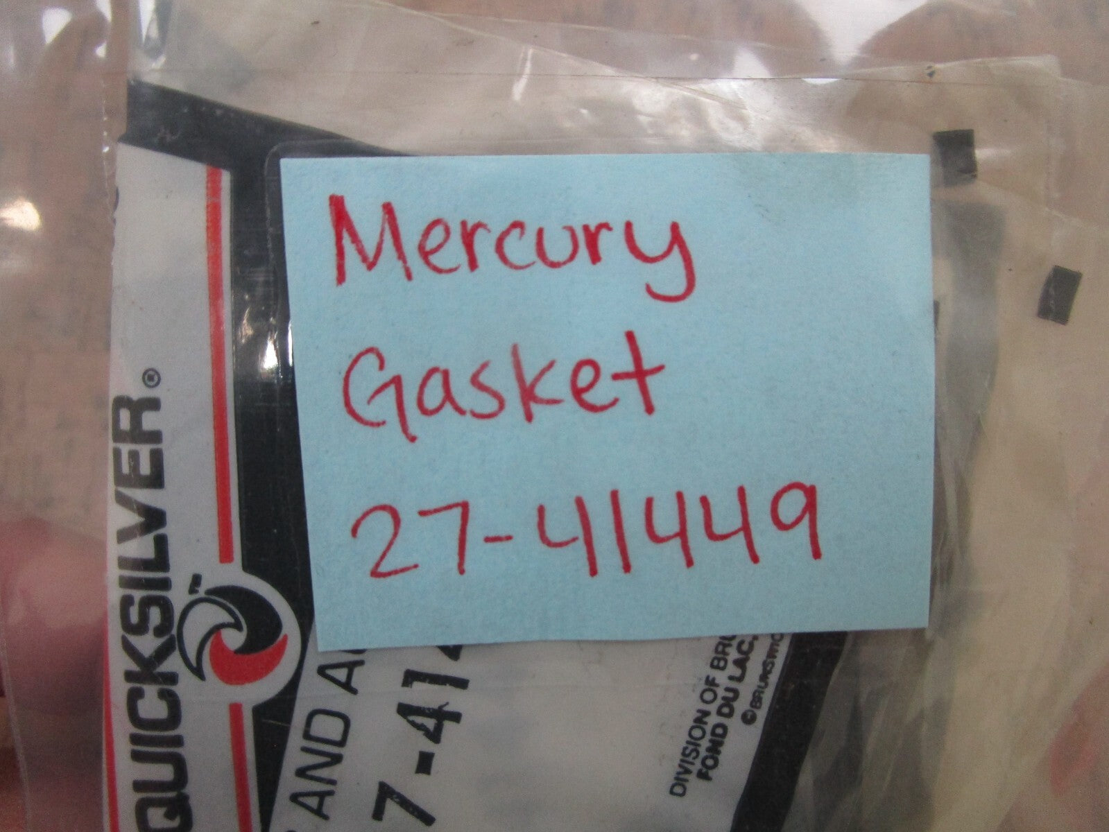 *NEW OEM* (LOT OF 2) 0750 Mercury Quicksilver GASKET 27-41449