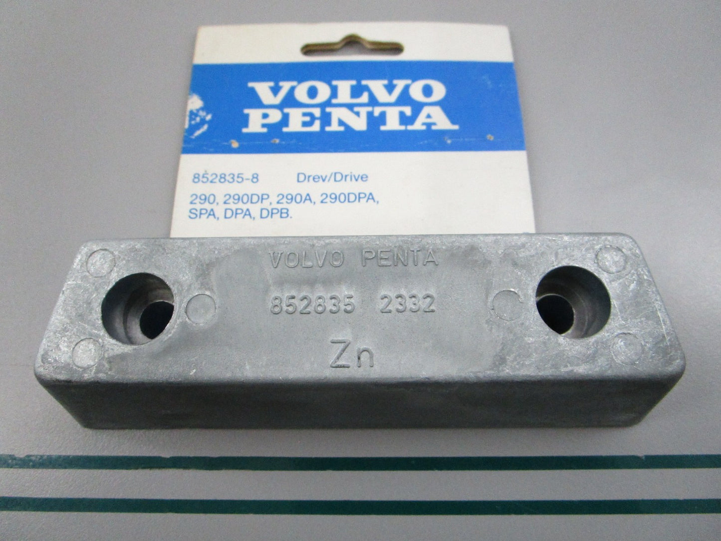 NEW OEM 852835 Volvo Penta Zinc Anode 0810
