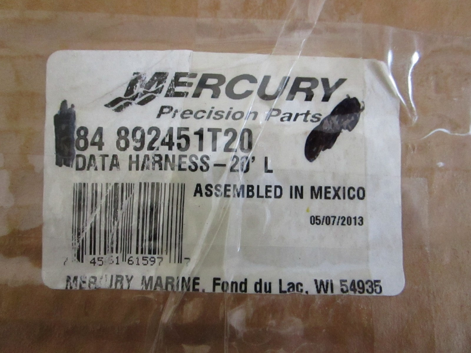 NEW OEM 84-892451T20 Mercury Quicksilver 20' Data Harness 0820