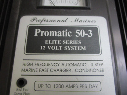 *NEW* 0820 Professional Mariner Promatic 50-3 Elite Series 12V Battery Charger