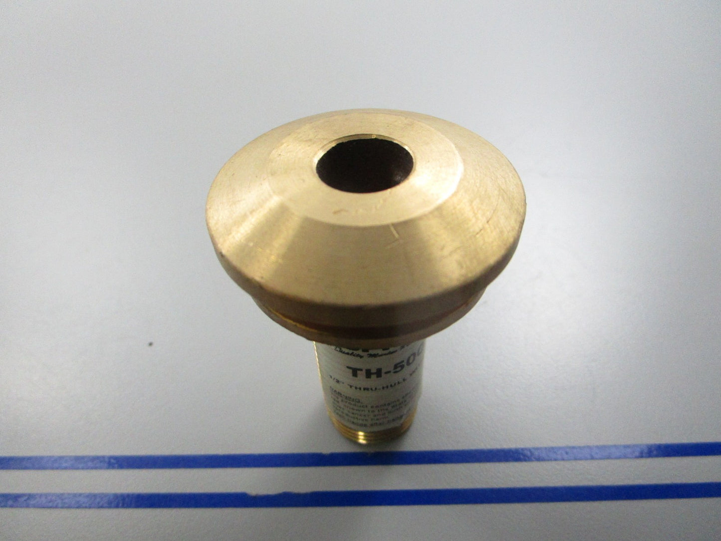 *NEW* 0810 Groco 1/" Thru-Hull Fitting w/ Nut TH-500-W