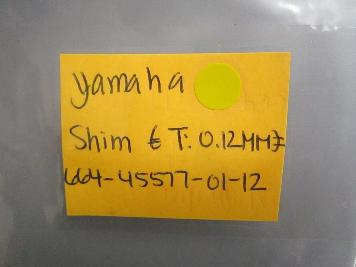 *NEW OEM* 0810 Yamaha Shim (T: 0.12 MM) 664-45577-01-12