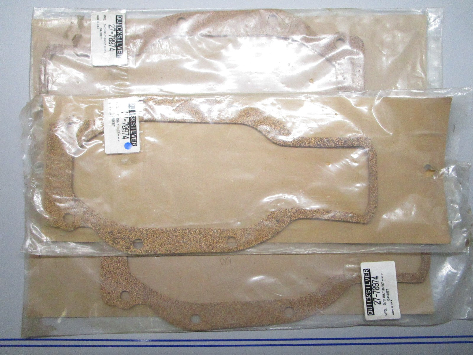 *NEW OEM* (LOT OF 3) 0810 Mercury Quicksilver Gasket 27-70974