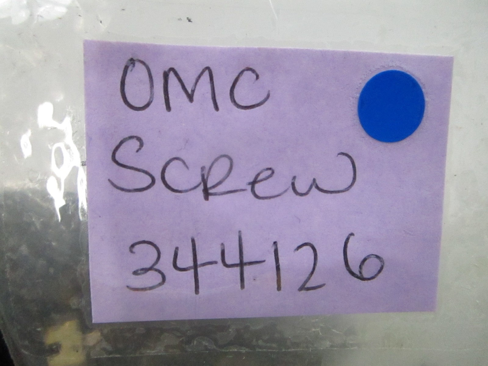 *NEW OEM* (LOT OF 2) 0810 OMC Johnson Evinrude Screw 344126 0344126
